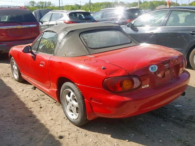 JM1NB3535Y0144286 - 2000 MAZDA MX-5 MIATA RED photo 3