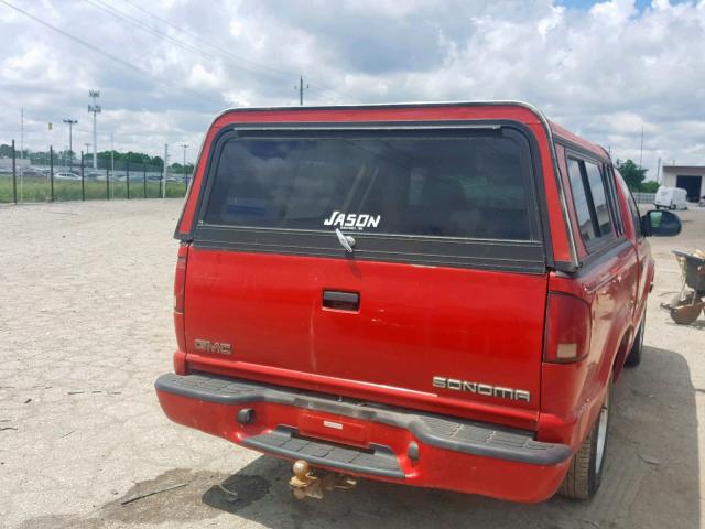 1GTCS1458YK200076 - 2000 GMC SONOMA RED photo 6