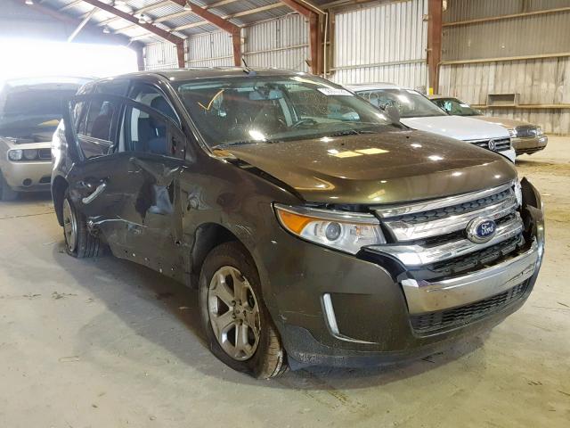 2FMDK3JC1BBA03458 - 2011 FORD EDGE SEL BROWN photo 1