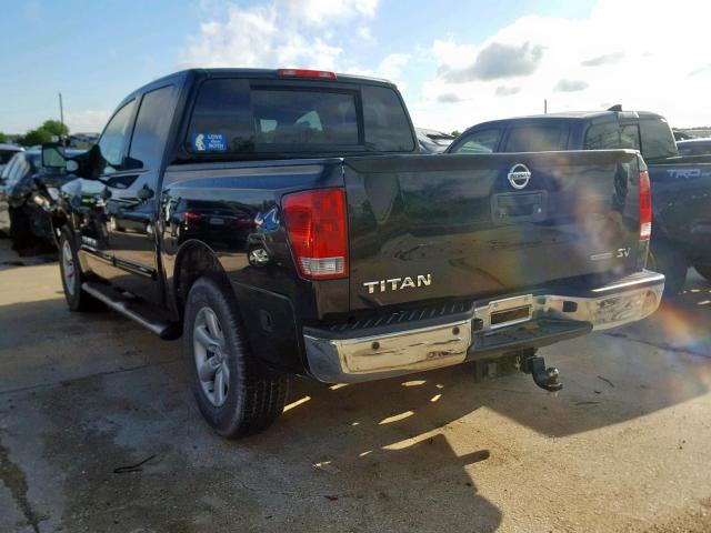 1N6BA0ED3EN506608 - 2014 NISSAN TITAN S BLACK photo 3