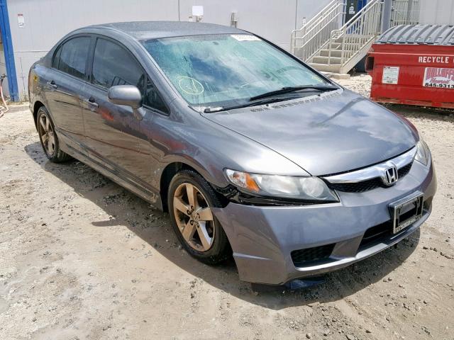 19XFA1F63AE000107 - 2010 HONDA CIVIC LX-S رمادي صورة 1