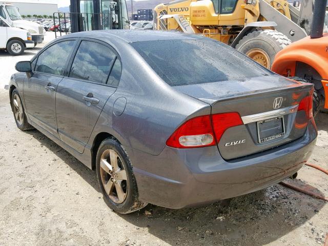 19XFA1F63AE000107 - 2010 HONDA CIVIC LX-S رمادي صورة 3
