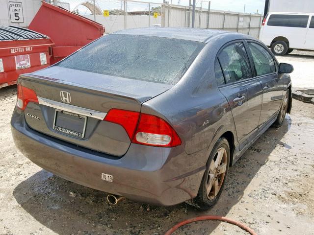 19XFA1F63AE000107 - 2010 HONDA CIVIC LX-S رمادي صورة 4