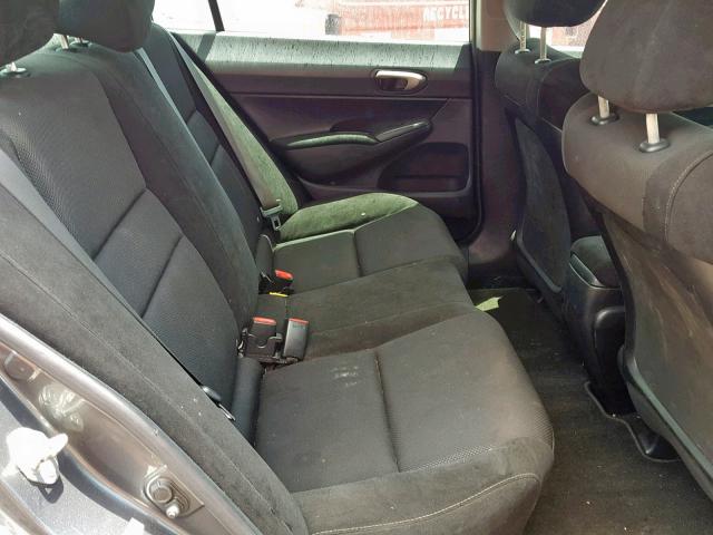 19XFA1F63AE000107 - 2010 HONDA CIVIC LX-S رمادي صورة 6