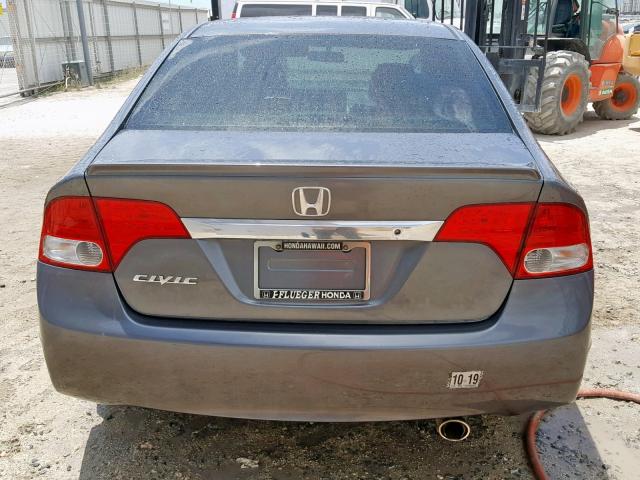 19XFA1F63AE000107 - 2010 HONDA CIVIC LX-S رمادي صورة 9