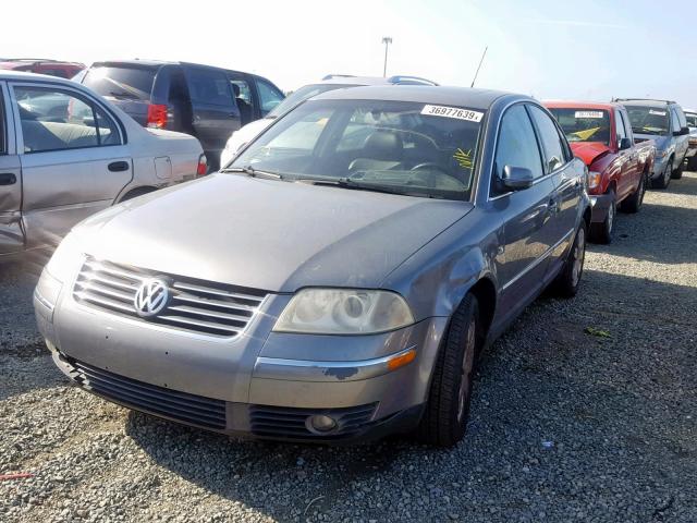 WVWRH63B63P348154 - 2003 VOLKSWAGEN PASSAT GLX GRAY photo 2