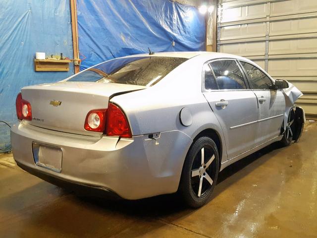1G1ZC5E1XBF108115 - 2011 CHEVROLET MALIBU 1LT 银色 照片 4