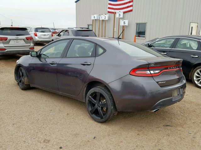 1C3CDFBB9GD530557 - 2016 DODGE DART SXT GRAY photo 3