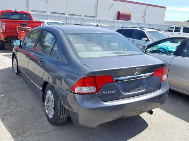 19XFA1F33AE023151 - 2010 HONDA CIVIC VP GRAY photo 3