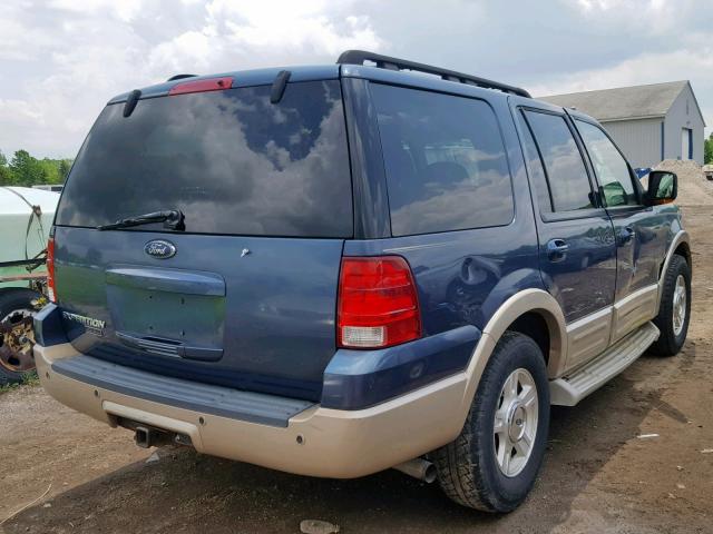 1FMFU18556LA25578 - 2006 FORD EXPEDITION BLUE photo 4