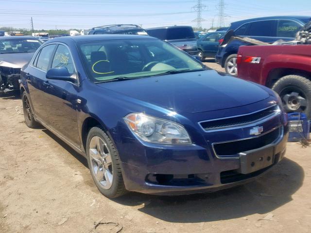 1G1ZH57B884208452 - 2008 CHEVROLET MALIBU 1LT BLUE photo 1