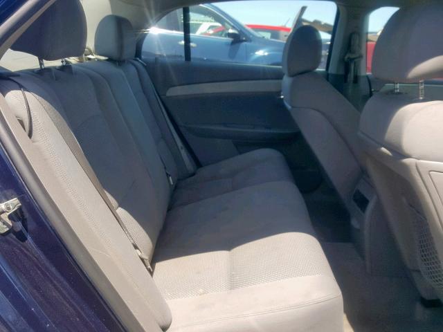 1G1ZH57B884208452 - 2008 CHEVROLET MALIBU 1LT BLUE photo 6