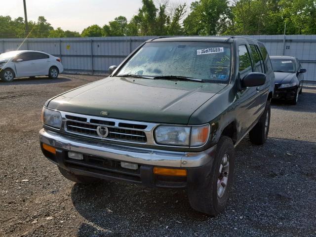 JN8AR05Y1XW297249 - 1999 NISSAN PATHFINDER GREEN photo 2