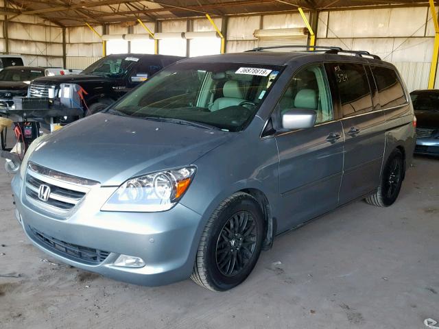 5FNRL38856B026727 - 2006 HONDA ODYSSEY TO BLUE photo 2