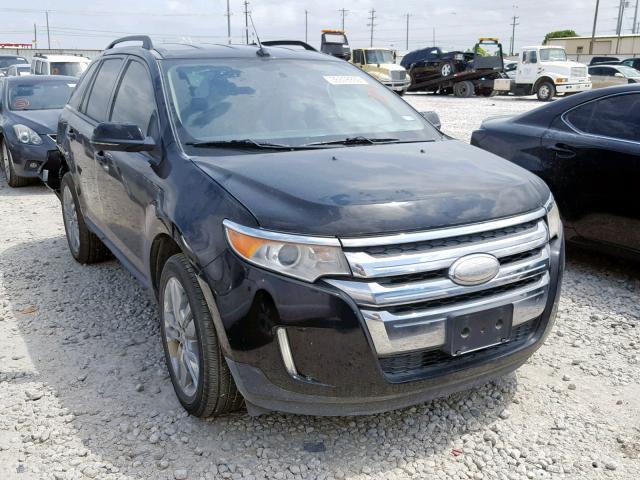 2FMDK3JC7CBA07855 - 2012 FORD EDGE SEL BLUE photo 1