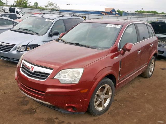 3GSCL93Z19S521631 - 2009 SATURN VUE MAROON photo 2