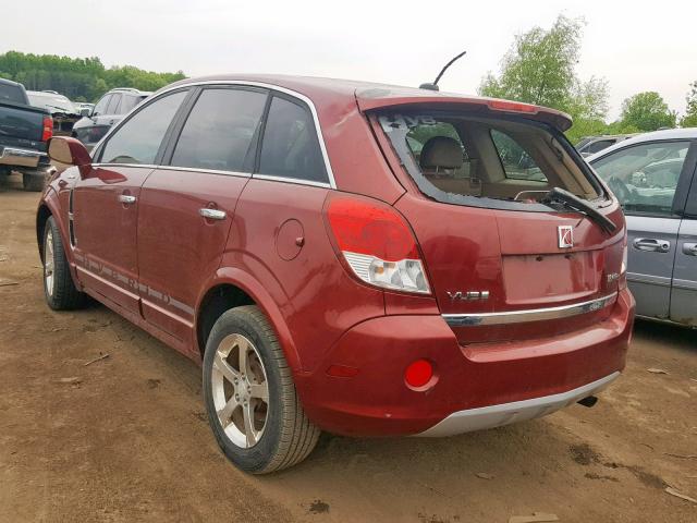 3GSCL93Z19S521631 - 2009 SATURN VUE MAROON photo 3