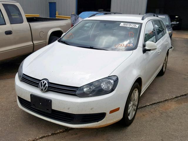 3VWPL7AJ0DM630655 - 2013 VOLKSWAGEN JETTA TDI WHITE photo 2