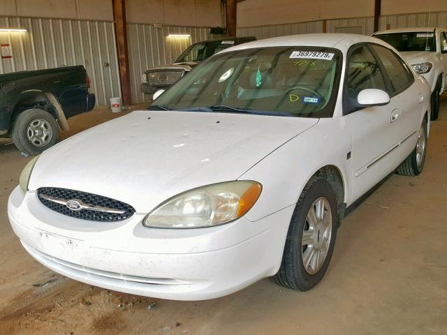 1FAHP56S93A144218 - 2003 FORD TAURUS SEL WHITE photo 2