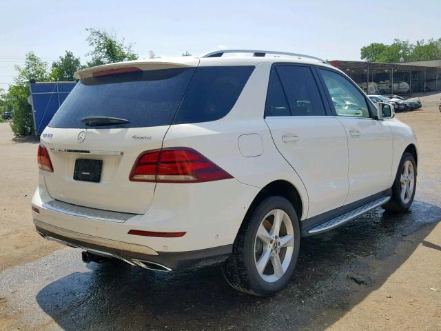 4JGDA5HB8JB021052 - 2018 MERCEDES-BENZ GLE 350 4M WHITE photo 4