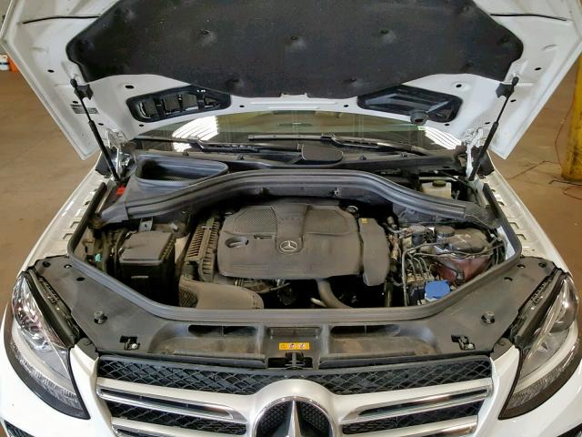 4JGDA5HB8JB021052 - 2018 MERCEDES-BENZ GLE 350 4M WHITE photo 7