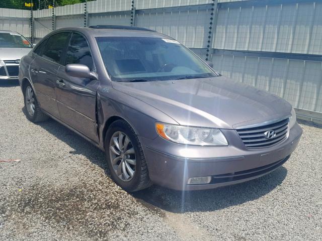 KMHFC46F76A034164 - 2006 HYUNDAI AZERA SE GRAY photo 1