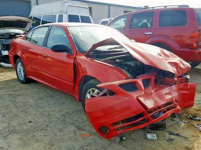 1G2NF52E14C138021 - 2004 PONTIAC GRAND AM S RED photo 1