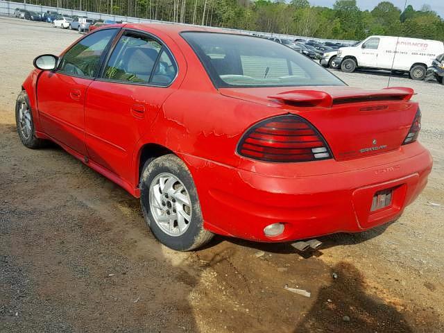 1G2NF52E14C138021 - 2004 PONTIAC GRAND AM S RED photo 3
