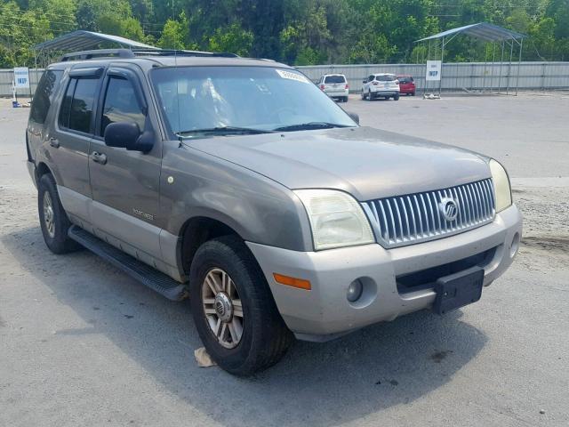 4M2ZU86W12ZJ15947 - 2002 MERCURY MOUNTAINEE GRAY photo 1