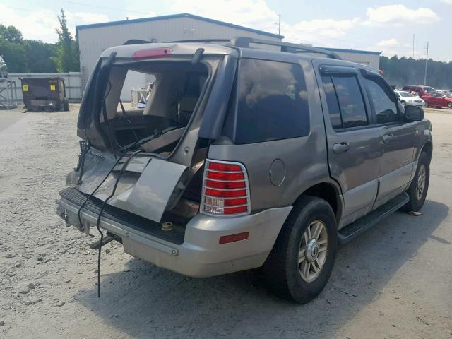 4M2ZU86W12ZJ15947 - 2002 MERCURY MOUNTAINEE GRAY photo 4