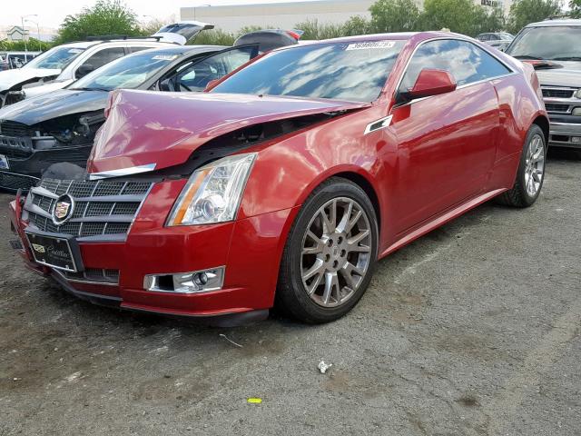 1G6DK1ED1B0126063 - 2011 CADILLAC CTS PERFOR RED photo 2