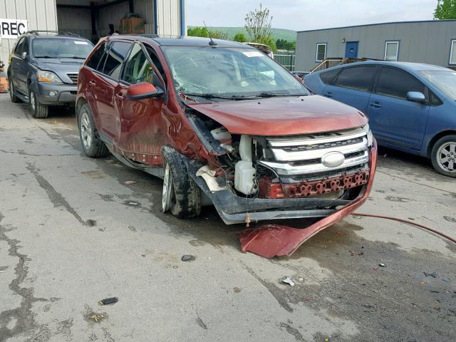 2FMDK4JC6EBA22453 - 2014 FORD EDGE SEL RED photo 1