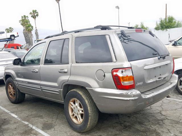 1J4G268S2XC768566 - 1999 JEEP GRAND CHER GRAY photo 3