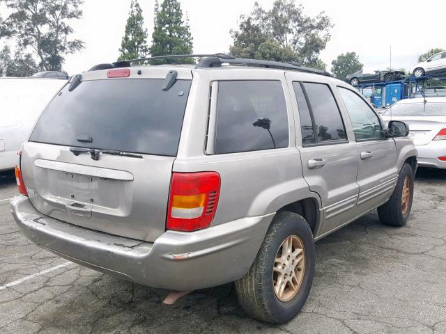 1J4G268S2XC768566 - 1999 JEEP GRAND CHER GRAY photo 4