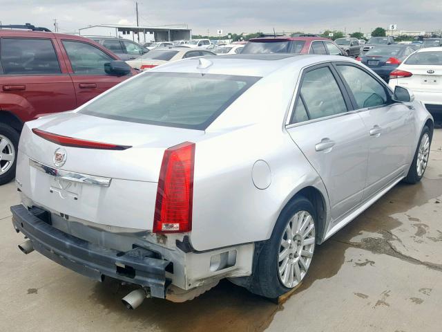 1G6DF5EG3A0149509 - 2010 CADILLAC CTS LUXURY SILVER photo 4