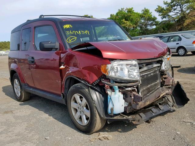 5J6YH2H77BL005264 - 2011 HONDA ELEMENT EX RED photo 1