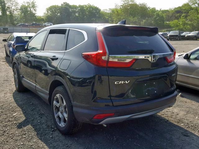 2HKRW2H87HH670185 - 2017 HONDA CR-V EXL BLACK photo 3