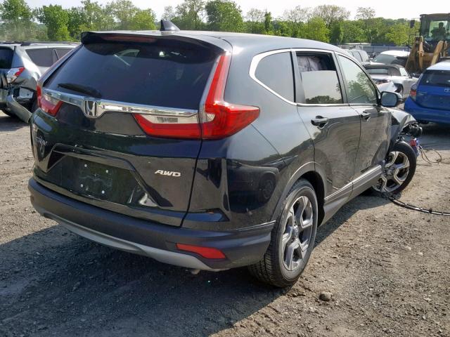 2HKRW2H87HH670185 - 2017 HONDA CR-V EXL BLACK photo 4