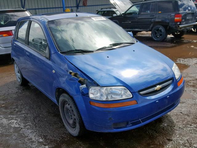 KL1TG626X5B308549 - 2005 CHEVROLET AVEO LT BLUE photo 1