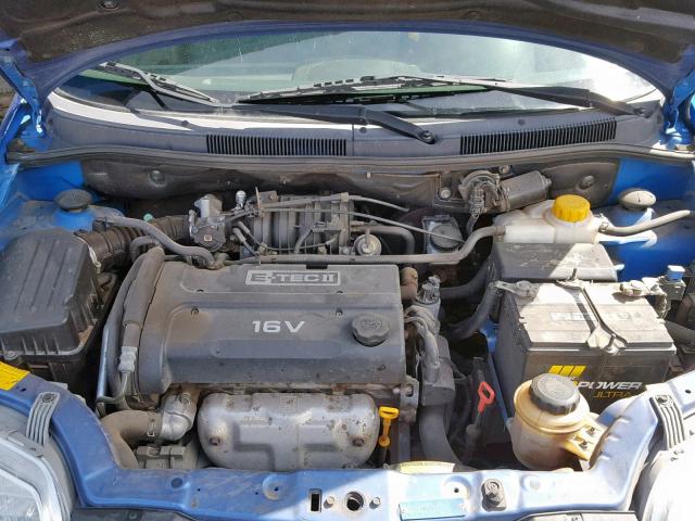 KL1TG626X5B308549 - 2005 CHEVROLET AVEO LT BLUE photo 7