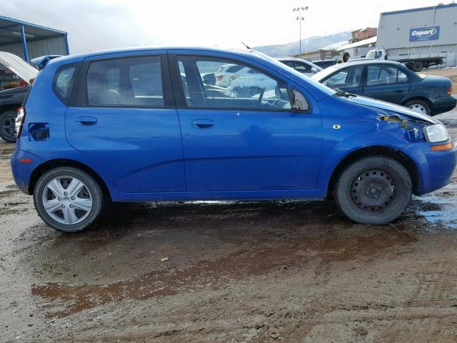 KL1TG626X5B308549 - 2005 CHEVROLET AVEO LT BLUE photo 9