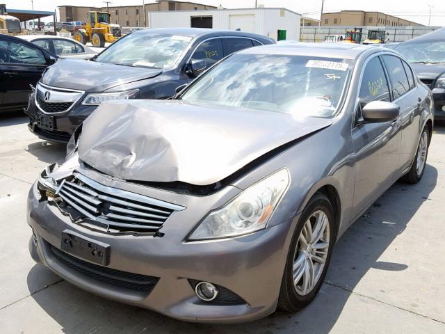 JN1CV6AP5AM407533 - 2010 INFINITI G37 BASE TAN photo 2