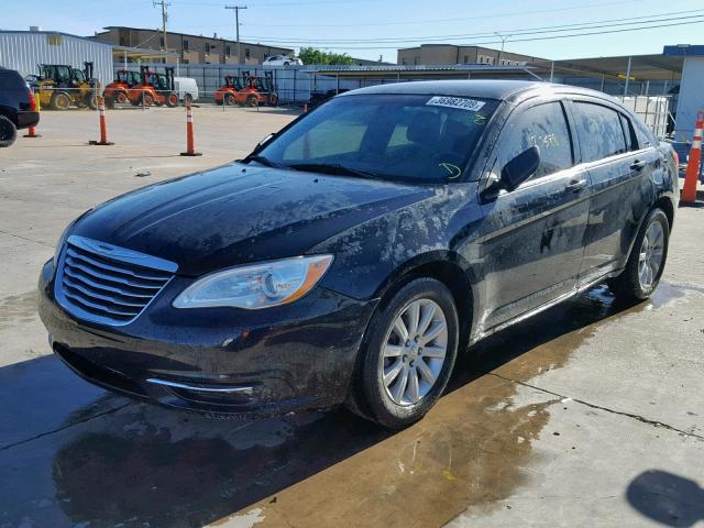 1C3CCBBB9DN611897 - 2013 CHRYSLER 200 TOURIN BLACK photo 2