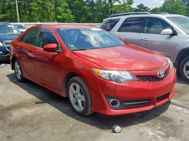 4T1BF1FK7CU605678 - 2012 TOYOTA CAMRY BASE RED photo 1