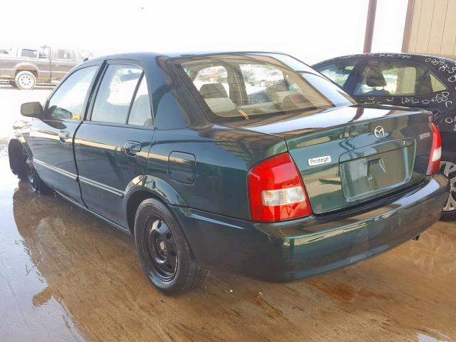 JM1BJ2229Y0258951 - 2000 MAZDA PROTEGE DX GREEN photo 3