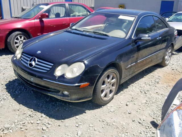 WDBTJ65J93F023095 - 2003 MERCEDES-BENZ CLK 320C SILVER photo 2