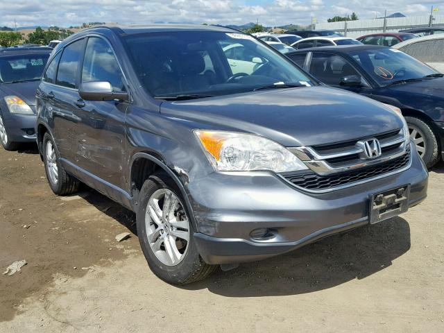 JHLRE4H71BC010655 - 2011 HONDA CR-V EXL GRAY photo 1