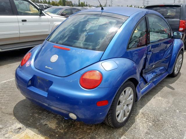 3VWCD21C63M435058 - 2003 VOLKSWAGEN NEW BEETLE Mavi foto 4