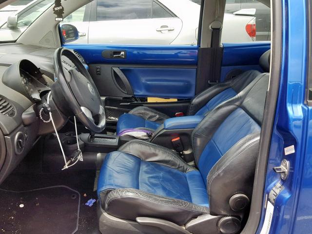 3VWCD21C63M435058 - 2003 VOLKSWAGEN NEW BEETLE Mavi foto 5