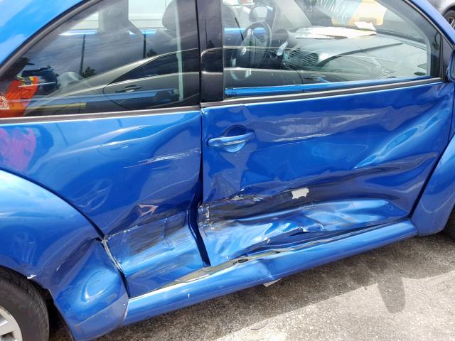 3VWCD21C63M435058 - 2003 VOLKSWAGEN NEW BEETLE Mavi foto 9